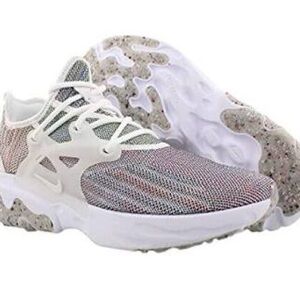 Nike Mens 9 React Presto Flyknit Running Shoes Recycled Canvas